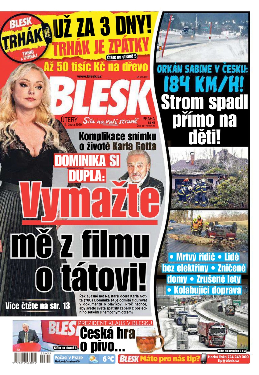 E-magazín BLESK - 11.2.2020 - CZECH NEWS CENTER a. s.