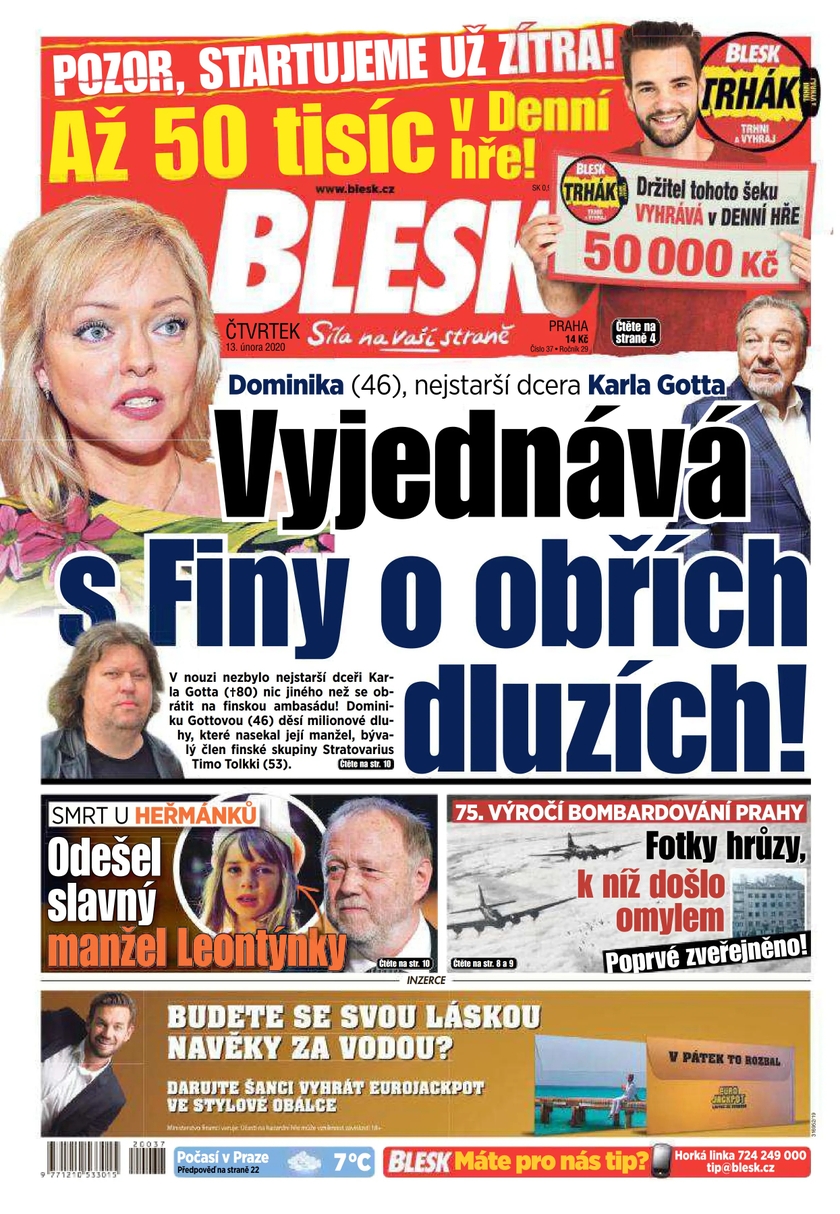 E-magazín BLESK - 13.2.2020 - CZECH NEWS CENTER a. s.