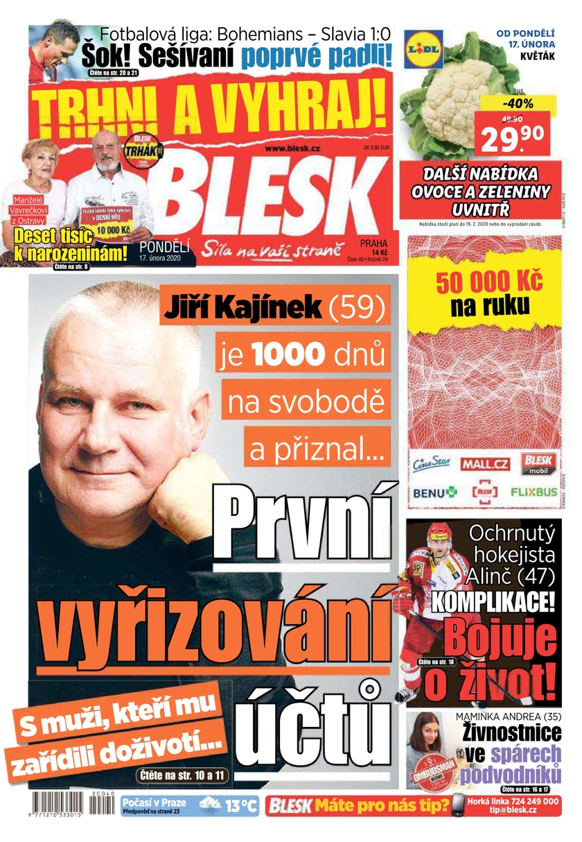 E-magazín BLESK - 17.2.2020 - CZECH NEWS CENTER a. s.