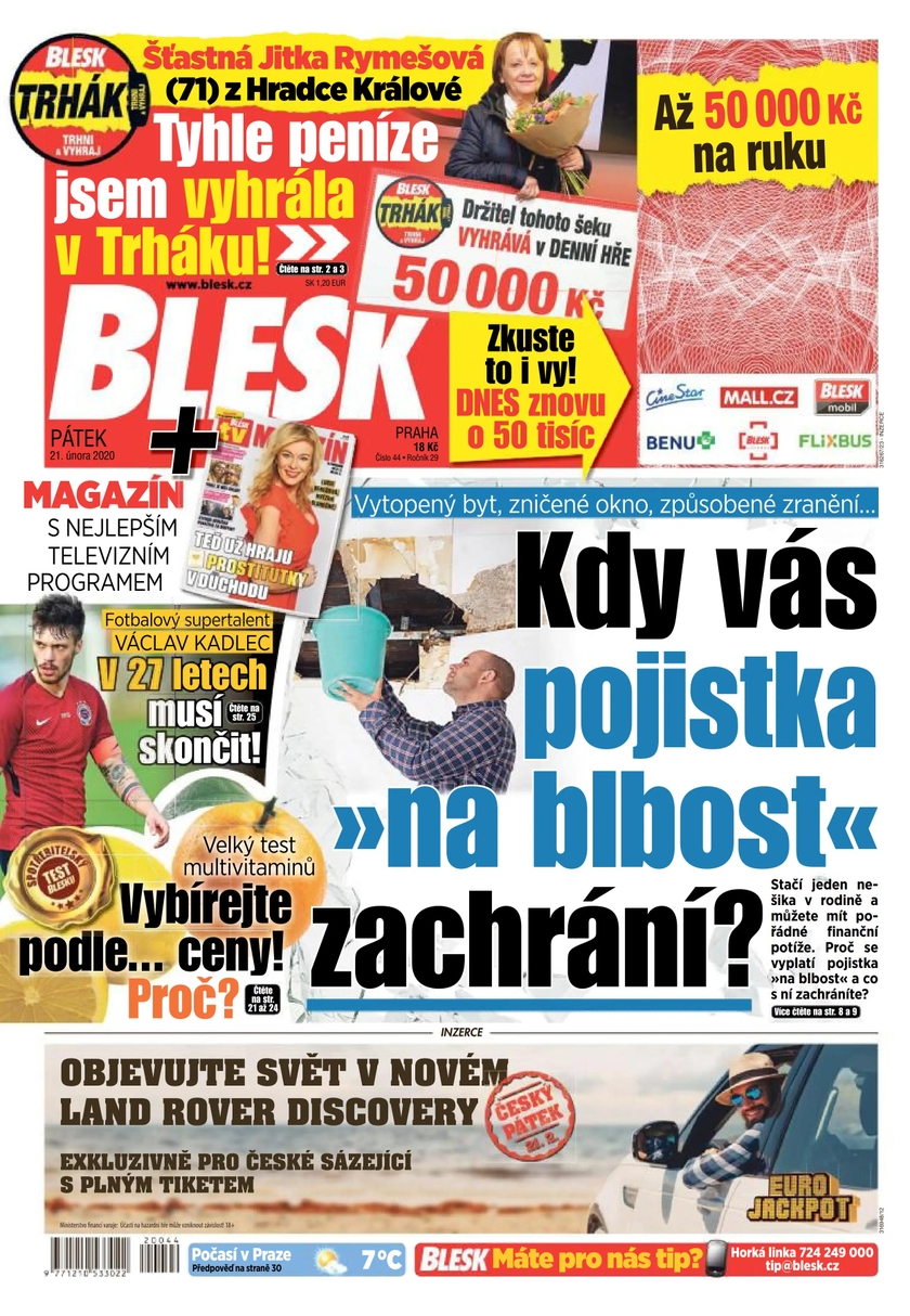 E-magazín BLESK - 21.2.2020 - CZECH NEWS CENTER a. s.