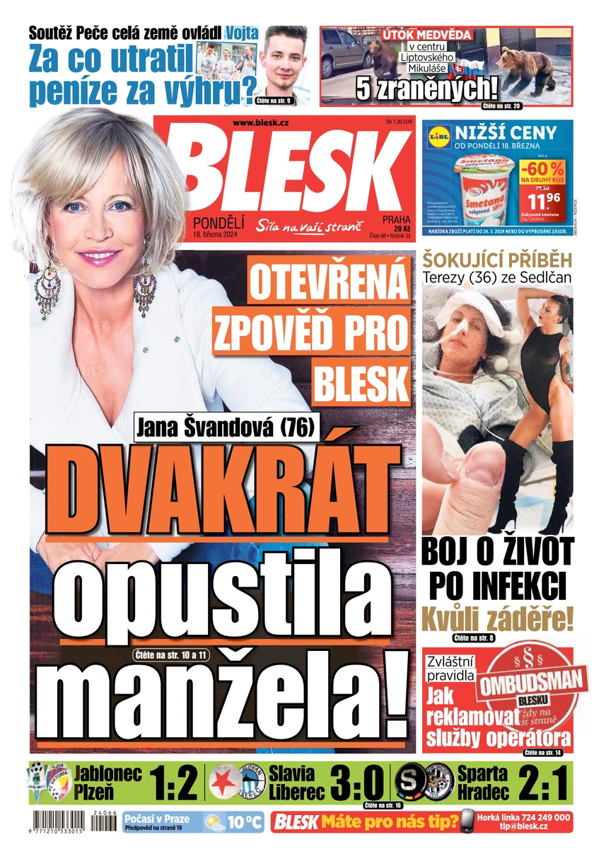 E-magazín BLESK - 18.3.2024 - CZECH NEWS CENTER a. s.