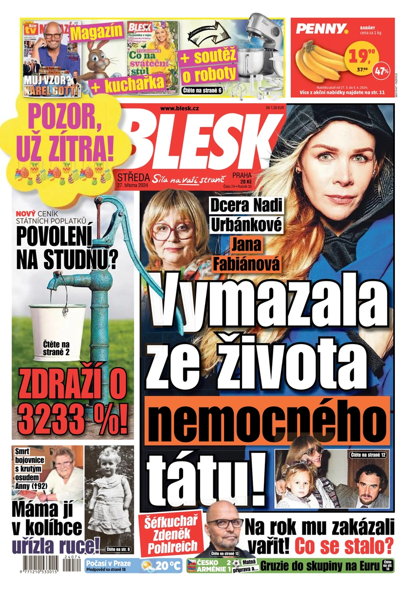 E-magazín BLESK - 27.3.2024 - CZECH NEWS CENTER a. s.