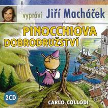 Obálka Pinocchiova dobrodružství