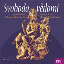 Obálka Meditační promluvy 10 - Svoboda vědomí