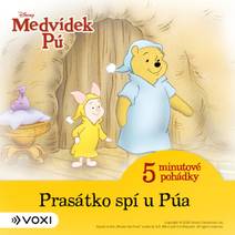 Obálka Medvídek Pú - 5minutové pohádky - Prasátko spí u Púa (3)