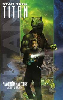 Obálka Star Trek: Typhonský pakt – Plamenům navzdory