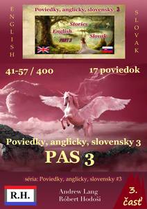 Obálka PAS3: Poviedky, anglicky, slovensky 3