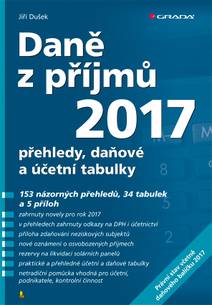 Obálka Daně z příjmů 2017