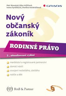 Obálka Nový občanský zákoník - Rodinné právo