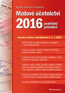 Obálka Mzdové účetnictví 2016