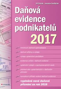 Obálka Daňová evidence podnikatelů 2017