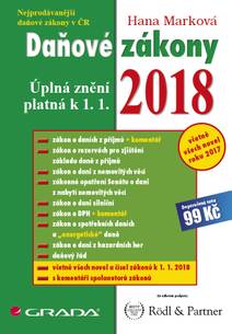Obálka Daňové zákony 2018