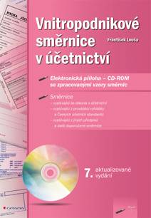 Obálka Vnitropodnikové směrnice v účetnictví s CD-ROMem