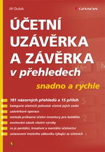 Obálka Účetní uzávěrka a závěrka v přehledech