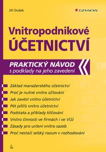 Obálka Vnitropodnikové účetnictví