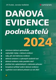 Obálka Daňová evidence podnikatelů 2024