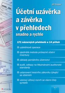 Obálka Účetní uzávěrka a závěrka v přehledech