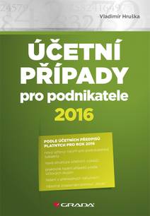 Obálka Účetní případy pro podnikatele 2016