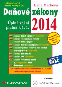 Obálka Daňové zákony 2014
