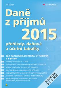 Obálka Daně z příjmů 2015