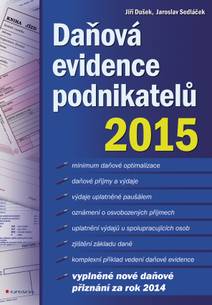 Obálka Daňová evidence podnikatelů 2015