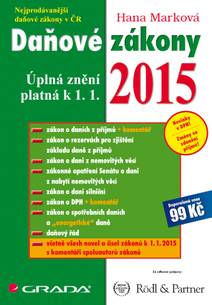 Obálka Daňové zákony 2015