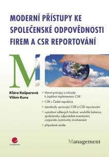 Obálka Moderní přístupy ke společenské odpovědnosti firem a CSR reportování
