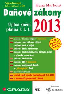Obálka Daňové zákony 2013