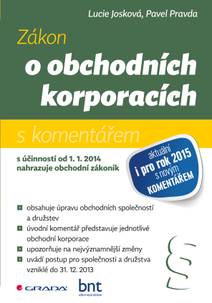 Obálka Zákon o obchodních korporacích