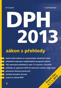 Obálka DPH 2013 - zákon s přehledy
