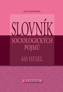 Obálka Slovník sociologických pojmů