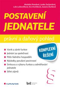 Obálka Postavení jednatele