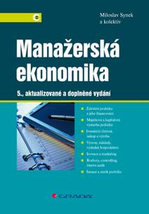 Obálka Manažerská ekonomika