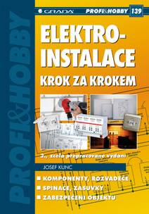 Obálka Elektroinstalace krok za krokem