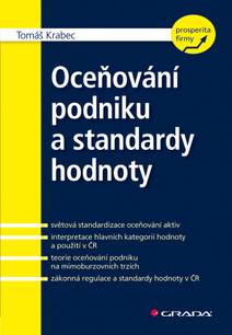 Obálka Oceňování podniku a standardy hodnoty