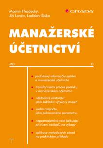 Obálka Manažerské účetnictví