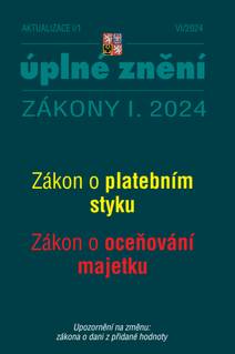 Obálka Aktualizace I/1 / 2024 - Zákon o platebním styku