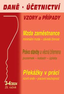 Obálka DÚVaP č. 3-4 / 2024 - Mzda zaměstnance