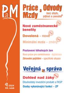Obálka PaM č. 9 / 2024 - Zajímavé zaměstnanecké benefity