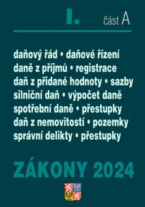 Obálka Zákony I. A / 2024 - Daňové zákony