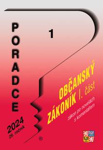 Obálka Poradce č. 1 / 2024 - Občanský zákoník