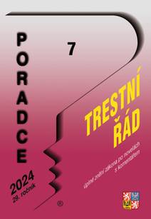 Obálka Poradce č. 7 / 2024 - Trestní řád s komentářem