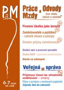 Obálka PaM č. 6-7 / 2024 - Firemní školky jako benefit v r. 202