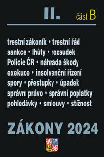 Obálka Zákony II. B / 2024 - Trestní právo
