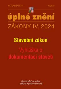 Obálka Aktualizace IV/1 / 2024 - Stavební zákon