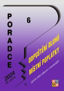 Obálka Poradce č. 6 / 2024 - o mimořádném odpuštění a zániku daňových dluhů