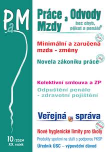 Obálka PaM č. 10 / 2024 - Změny v minimální a zaručené mzdě