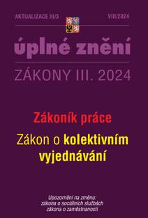 Obálka Aktualizace III/3 / 2024 - Zákoník práce