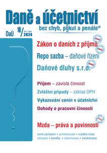 Obálka DaÚ č. 10 / 2024 - Zákon o daních z příjmů – novela