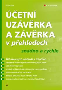 Obálka Účetní uzávěrka a závěrka v přehledech